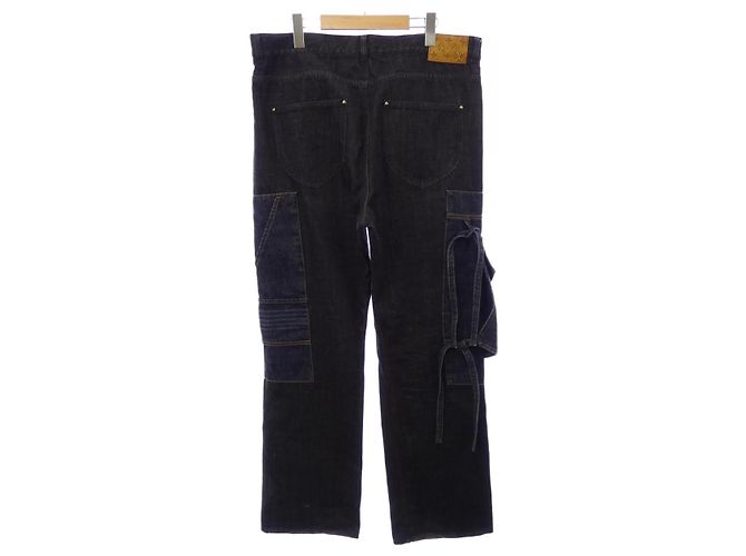 Pantalones vaqueros Karakoram Louis Vuitton Negro Azul marino - vista 2