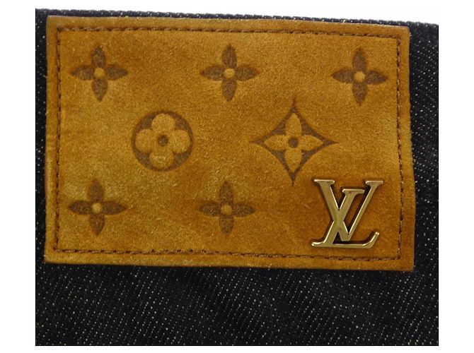 Pantalones vaqueros Karakoram Louis Vuitton Negro Azul marino - vista 6