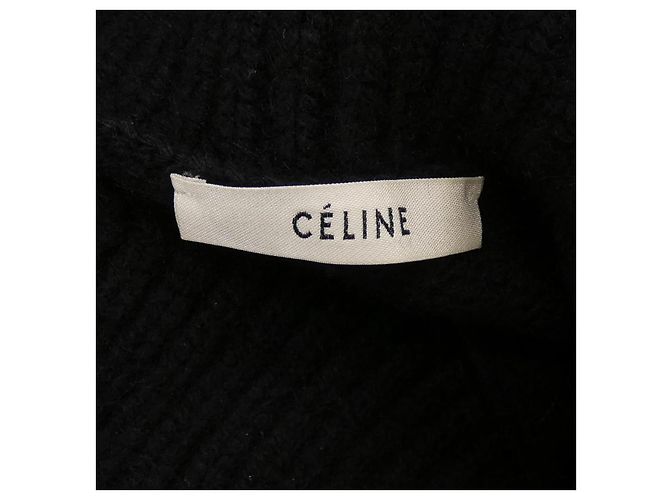 Céline Tejido de cachemira Celine Negro - vista 4