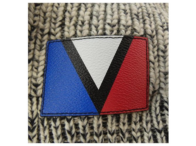 Malha de lã feltrada Louis Vuitton Preto Branco - vista 7