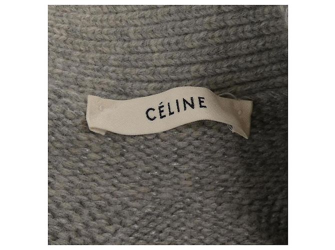 Céline Cárdigan CELINE de mezcla de cachemira Castaño - vista 4