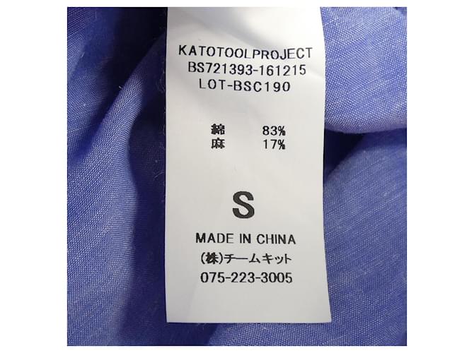 Autre Marque Camisa Kato de algodón Azul - vista 3