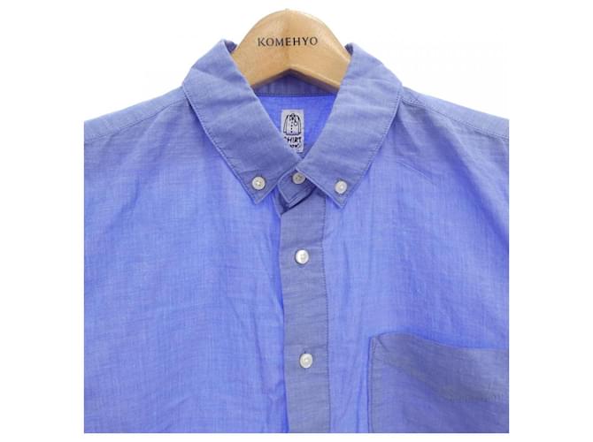 Autre Marque Camisa Kato de algodón Azul - vista 5