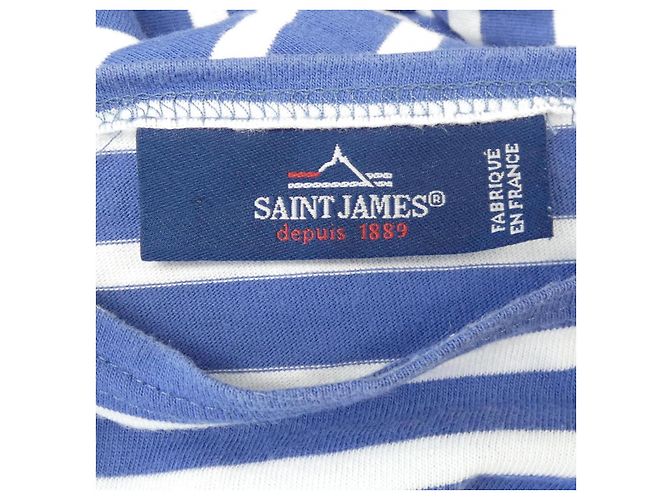 Autre Marque Camiseta de algodón SAINT JAMES Azul - vista 4