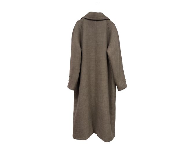Autre Marque Abrigo largo de mezcla de lana Naja Lauf Beige - vista 5