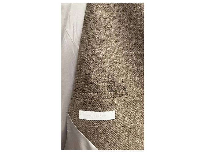 Autre Marque Abrigo largo de mezcla de lana Naja Lauf Beige - vista 6