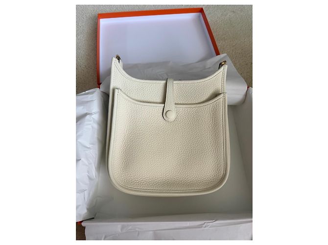 Hermès Evelyne 23 Poche III Weiß Roh - Ansicht 2