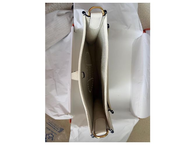 Hermès Evelyne 23 Poche III Weiß Roh - Ansicht 6