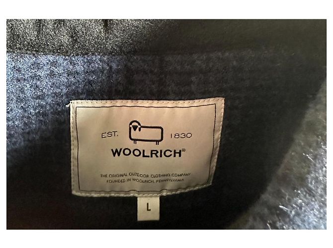 Woolrich Men's Plaid Wool Blend Shirt Jacket Dark blue - view 5