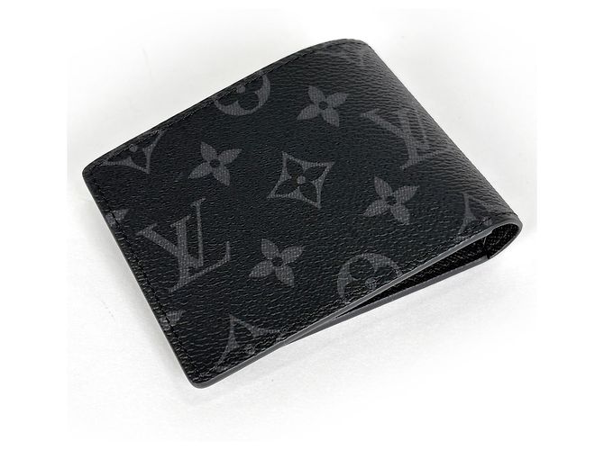 Portafoglio Louis Vuitton Portefeuille Slender Bi-fold Nero - vista 2
