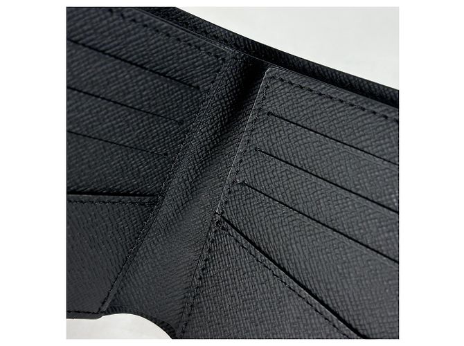 Portafoglio Louis Vuitton Portefeuille Slender Bi-fold Nero - vista 4