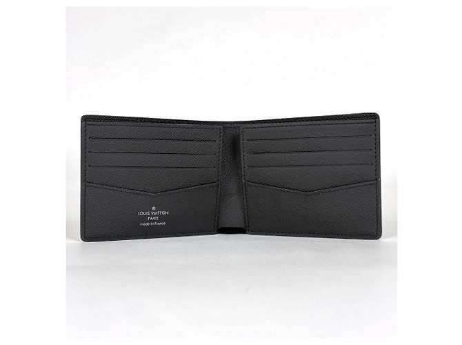 Portafoglio Louis Vuitton Portefeuille Slender Bi-fold Nero - vista 5
