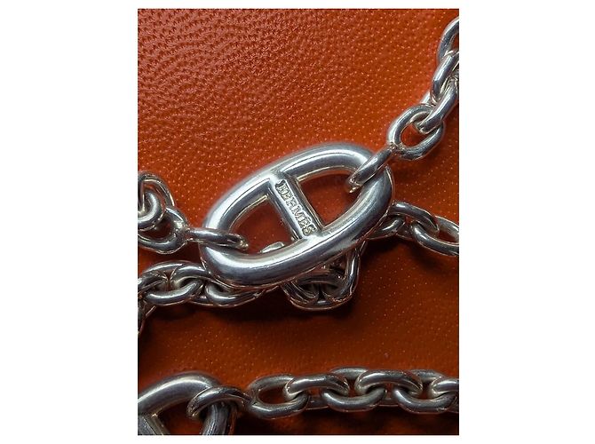Hermès Collar Farandole en plata de ley 120 cm - vista 4