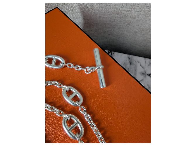 Hermès Collar Farandole en plata de ley 120 cm - vista 6