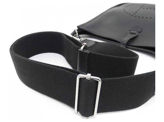 Hermès Borsa a tracolla Hermes Evelyne 3 PM Nero - vista 7