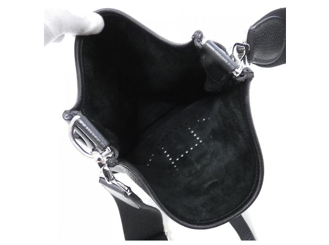 Hermès Borsa a tracolla Hermes Evelyne 3 PM Nero - vista 8