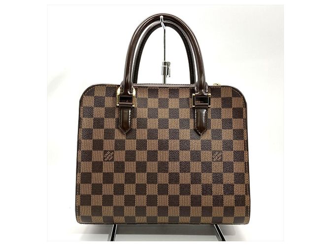 Borsa Louis Vuitton Triana Marrone - vista 3