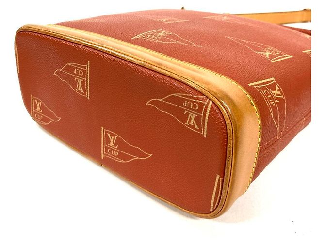 Borsa a Spalla Louis Vuitton Le Touquet M80027 Marrone - vista 2