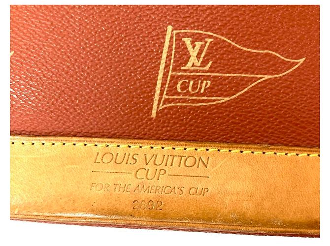 Borsa a Spalla Louis Vuitton Le Touquet M80027 Marrone - vista 4