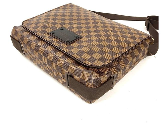 Borsa a Spalla Louis Vuitton Brooklyn MM Damier ebene - vista 4