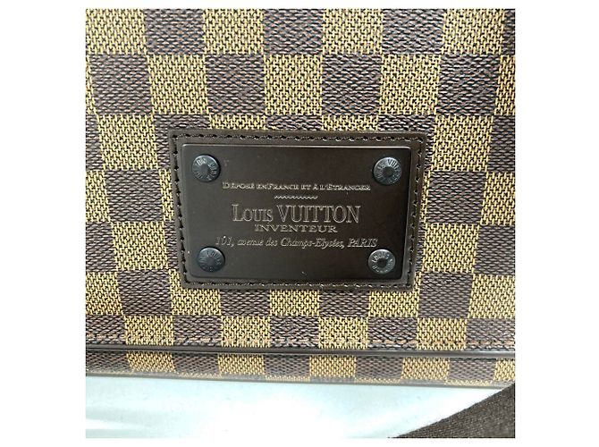 Borsa a Spalla Louis Vuitton Brooklyn MM Damier ebene - vista 6