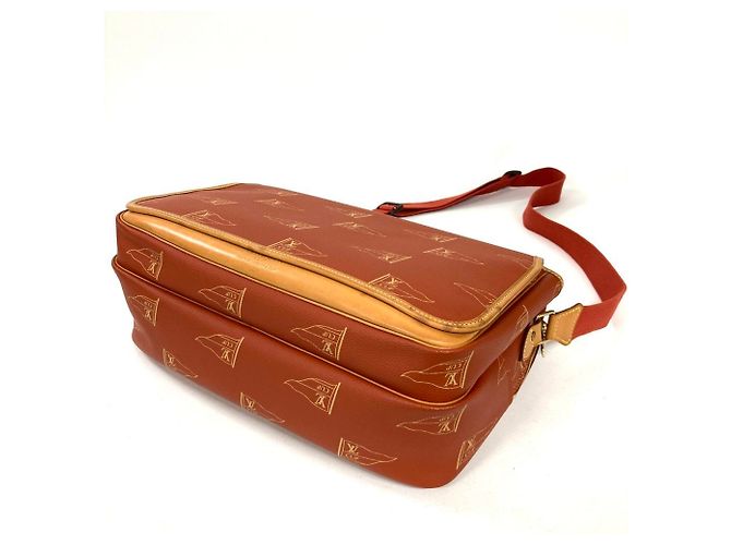 Borsa a Spalla Louis Vuitton Calvi M80028 Marrone - vista 3
