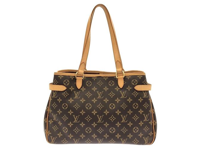 Borsa Louis Vuitton Monogram Batignolles Horizontal Marrone - vista 2