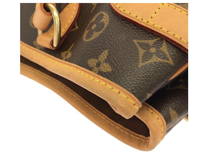 Borsa Louis Vuitton Monogram Batignolles Horizontal Marrone - vista 4