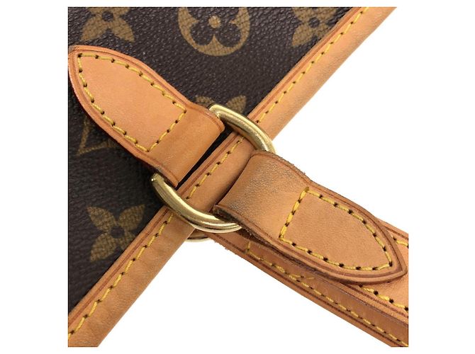 Borsa Louis Vuitton Monogram Batignolles Horizontal Marrone - vista 7