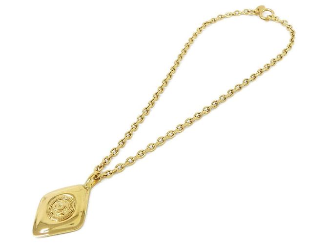 Collana Chanel oro con pendente D'oro - vista 2