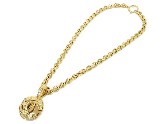 Collana Chanel dorata con pendente D'oro - vista 2