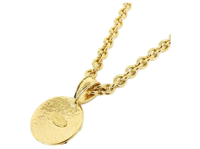 Collana Chanel dorata con pendente D'oro - vista 3