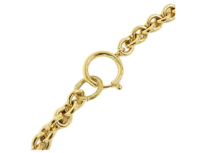 Collana Chanel dorata con pendente D'oro - vista 4