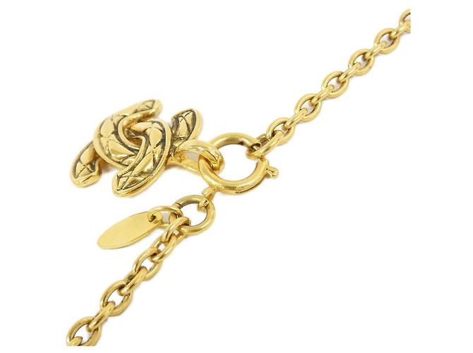 Collana Chanel dorata con pendente D'oro - vista 4