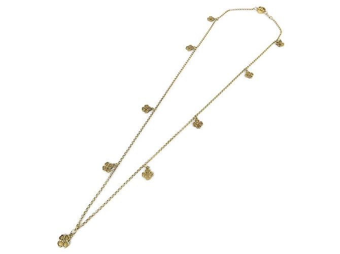 Collana Chanel dorata con pendente D'oro - vista 2