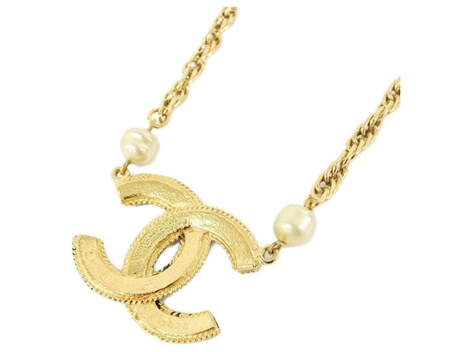 Collana Chanel Oro e Bianco D'oro - vista 3