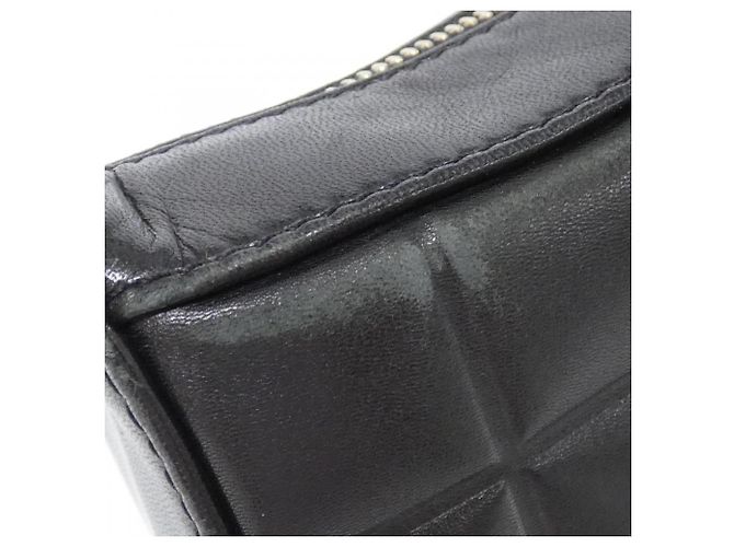 Borsa a tracolla Chanel Chocolate Bar Line 17360 Nero - vista 5