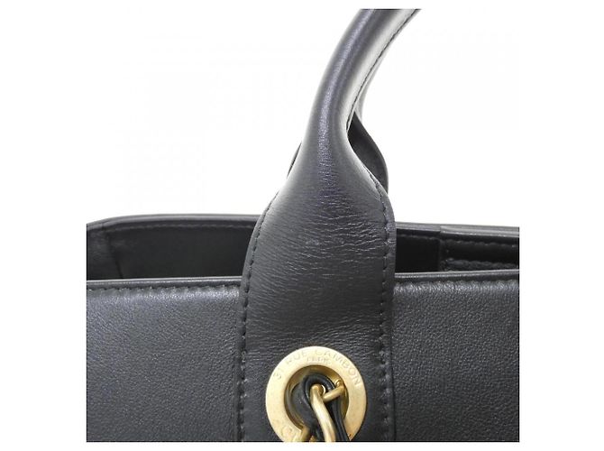 Borsa Chanel Deauville Line 66941 Marrone Nero - vista 6