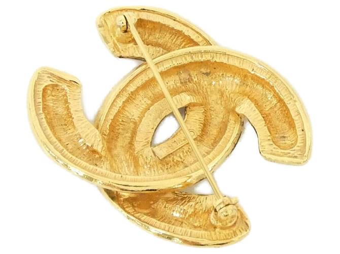 Spilla Chanel dorata D'oro - vista 2
