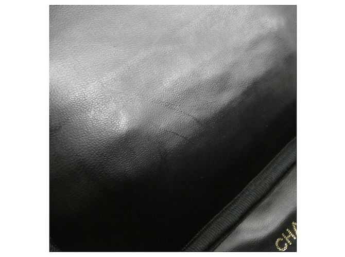 Borsa Chanel 01618 Nera in Pelle di Agnello con Finiture Oro Nero - vista 10