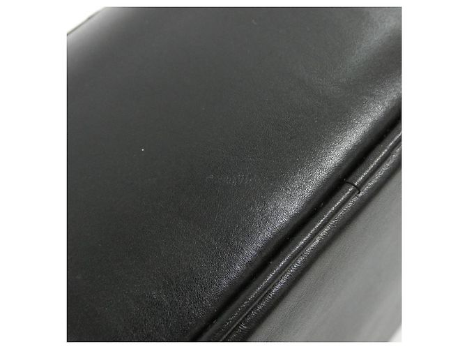Borsa Chanel 01618 Nera in Pelle di Agnello con Finiture Oro Nero - vista 4