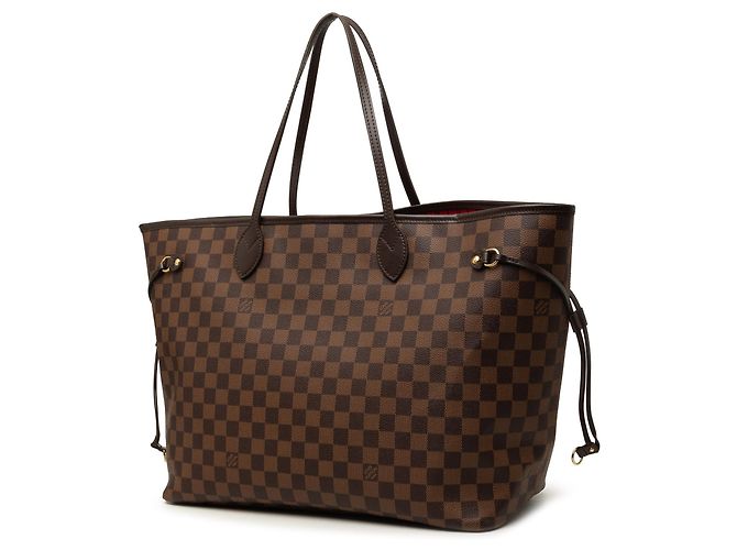 Louis Vuitton Marrone Damier Ebene Neverfull GM - vista 2