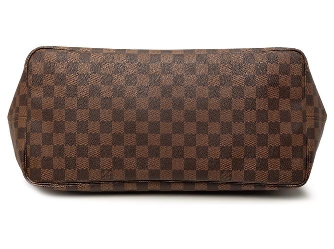 Louis Vuitton Marrone Damier Ebene Neverfull GM - vista 3