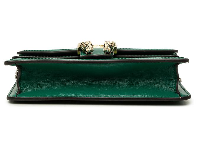 Gucci Green Mini Bicolor Leather Dionysus Crossbody Verde - vista 3