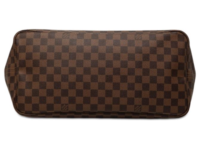 Louis Vuitton Marrone Damier Ebene Neverfull GM - vista 3