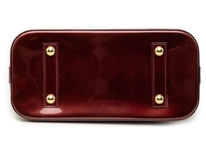 Louis Vuitton Alma PM Vernis Monogram Rot Bordeaux - Ansicht 3