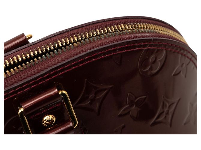 Louis Vuitton Alma PM Vernis Monogram Rot Bordeaux - Ansicht 6