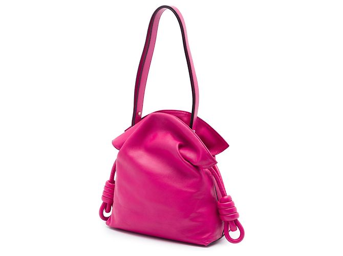 Borsa a tracolla LOEWE Pink Medium Nappa Flamenco Knot Rosa - vista 2