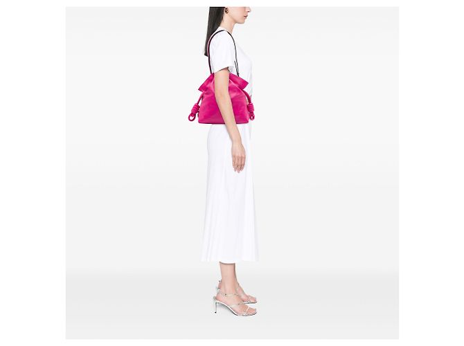 Borsa a tracolla LOEWE Pink Medium Nappa Flamenco Knot Rosa - vista 7