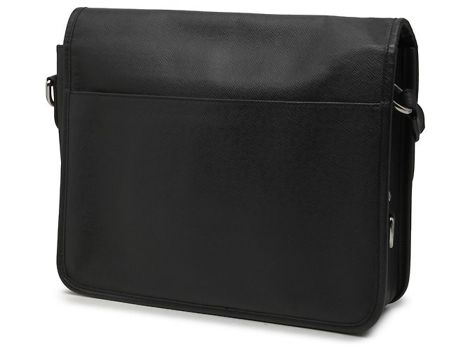Louis Vuitton Black Taiga Alexei Messenger Nero - vista 2